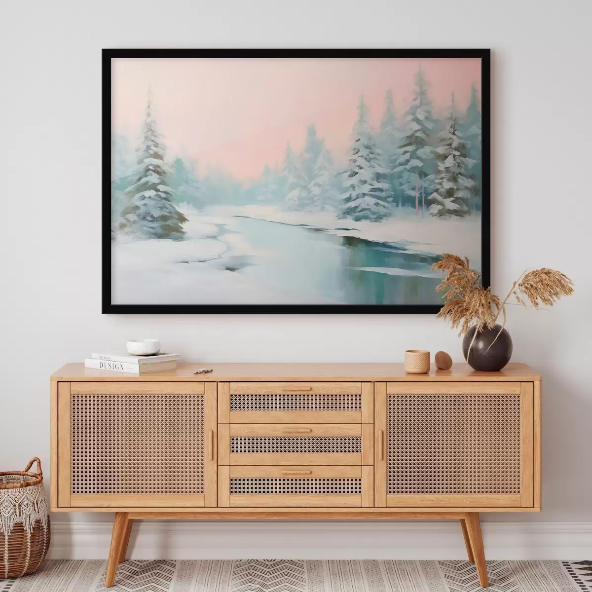 Poster Winterlandschap f46408