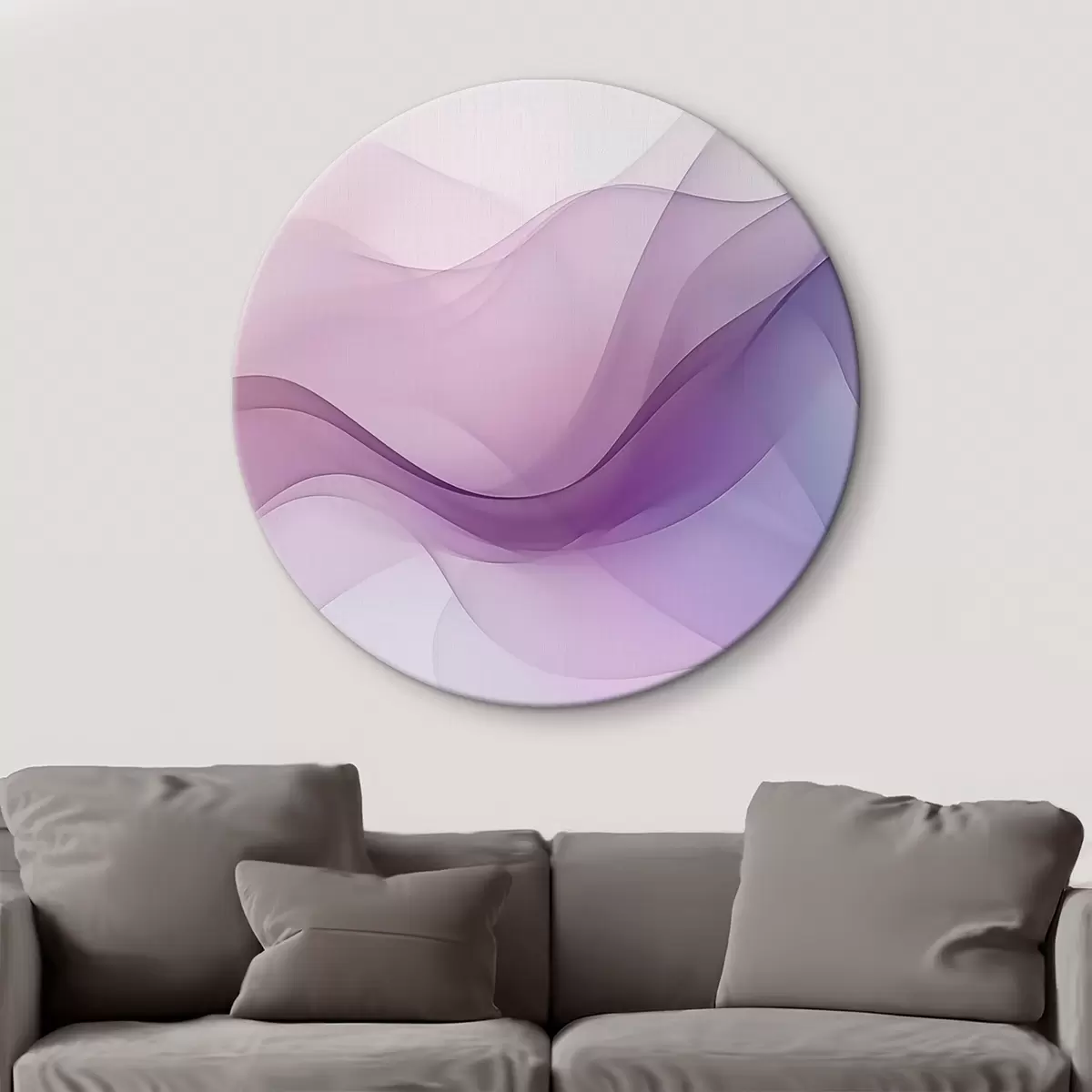 Ronde schilderijen Abstract r46406