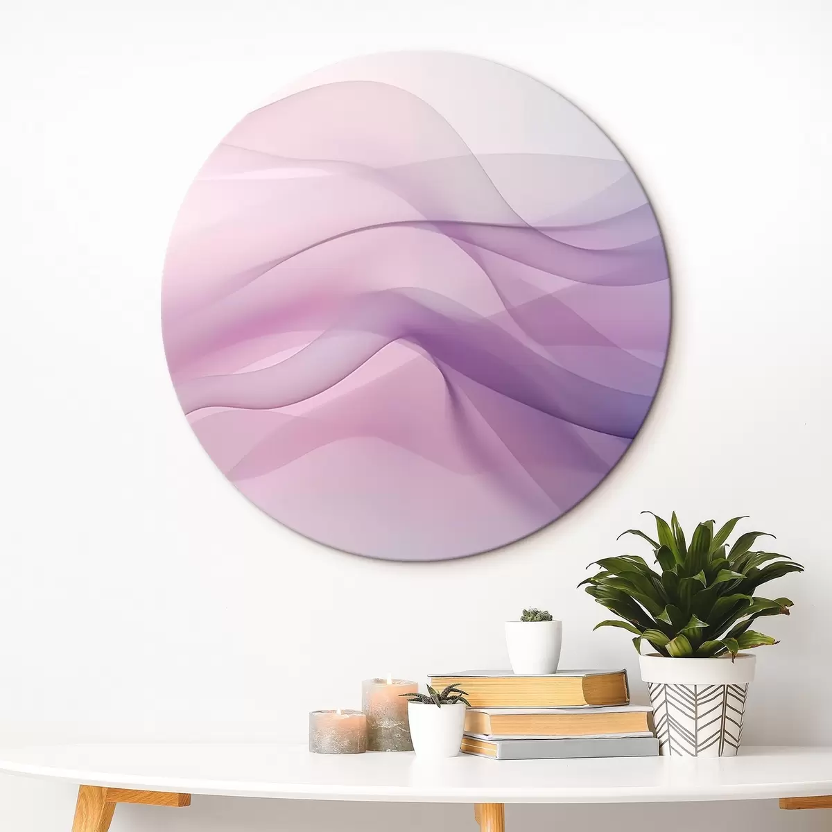 Ronde schilderijen Abstract r46407