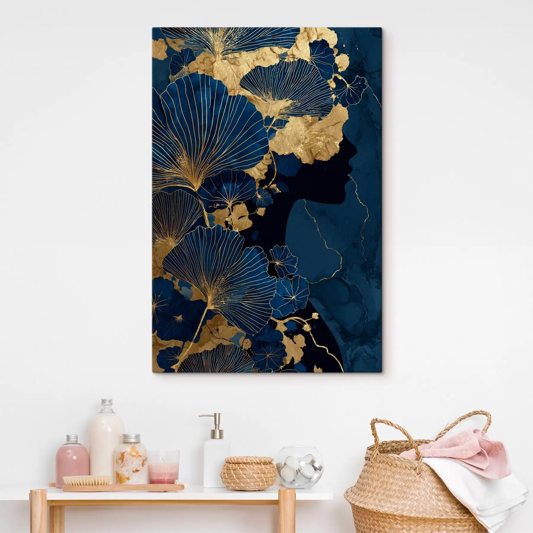  Schilderijen Abstracte bladeren s46367