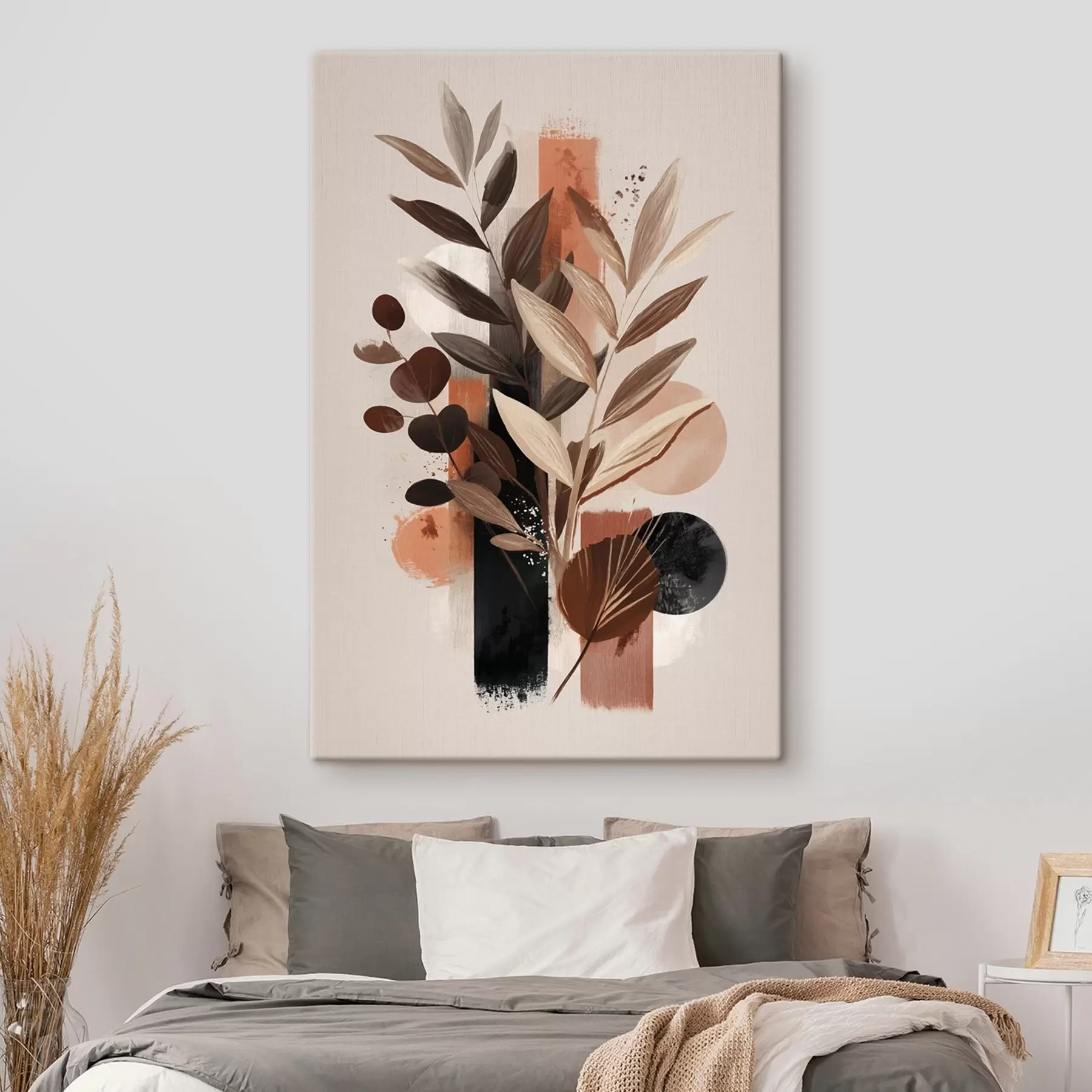  Schilderijen Abstracte bladeren s46376