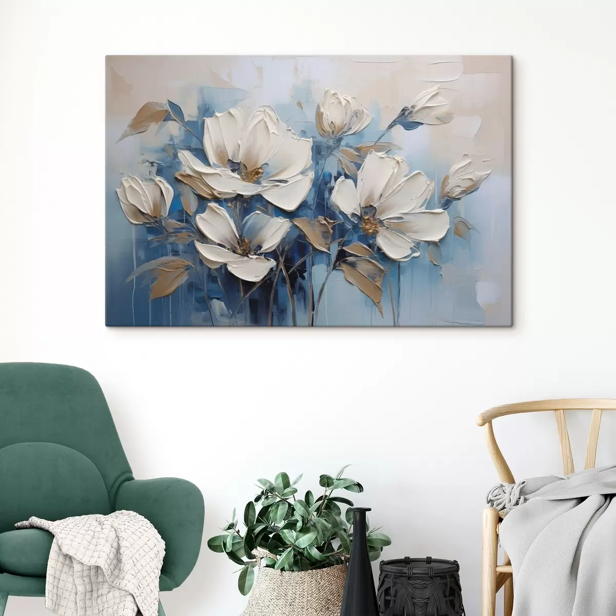  Schilderijen Geschilderde bloemen s46396