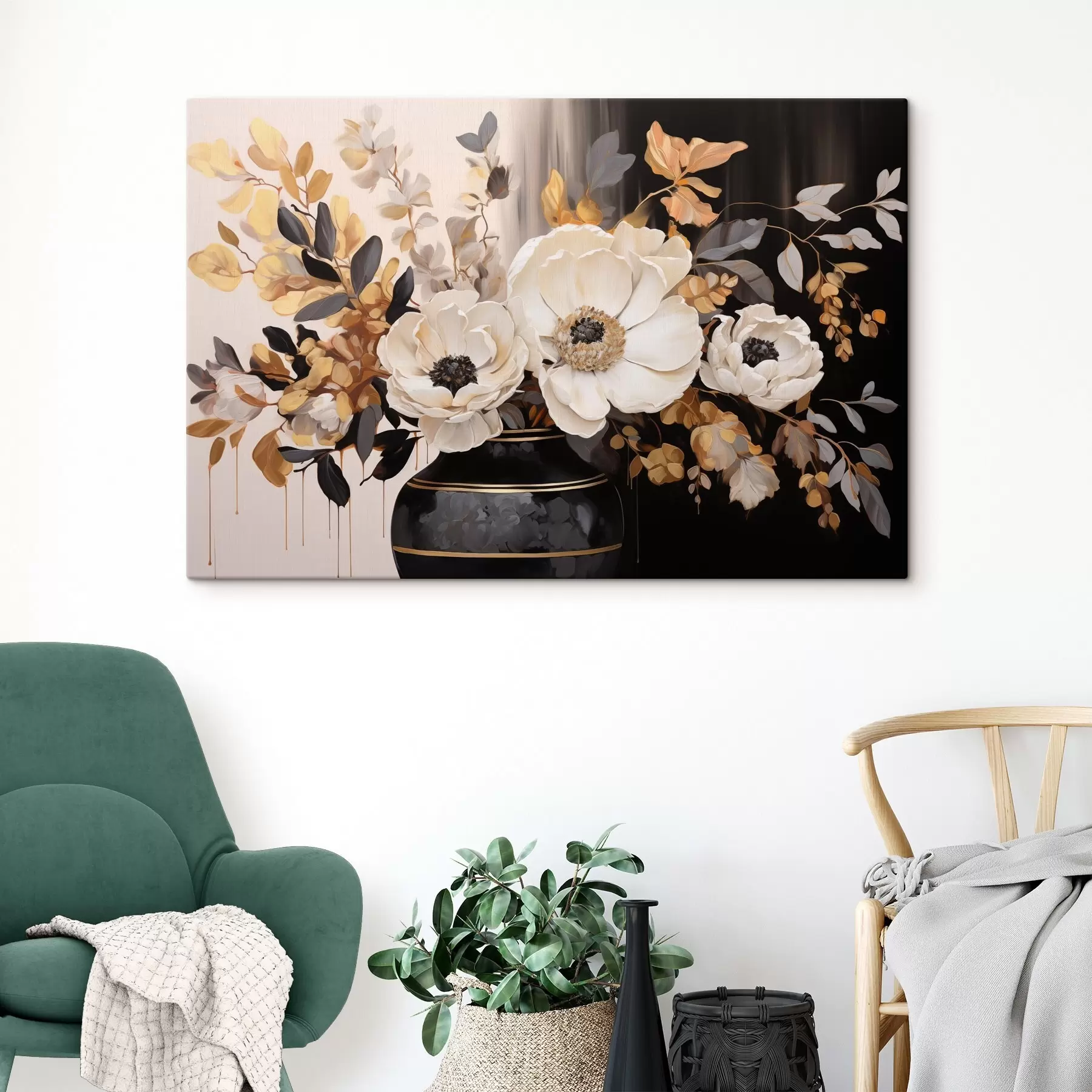  Schilderijen Boeket in vaas s46403