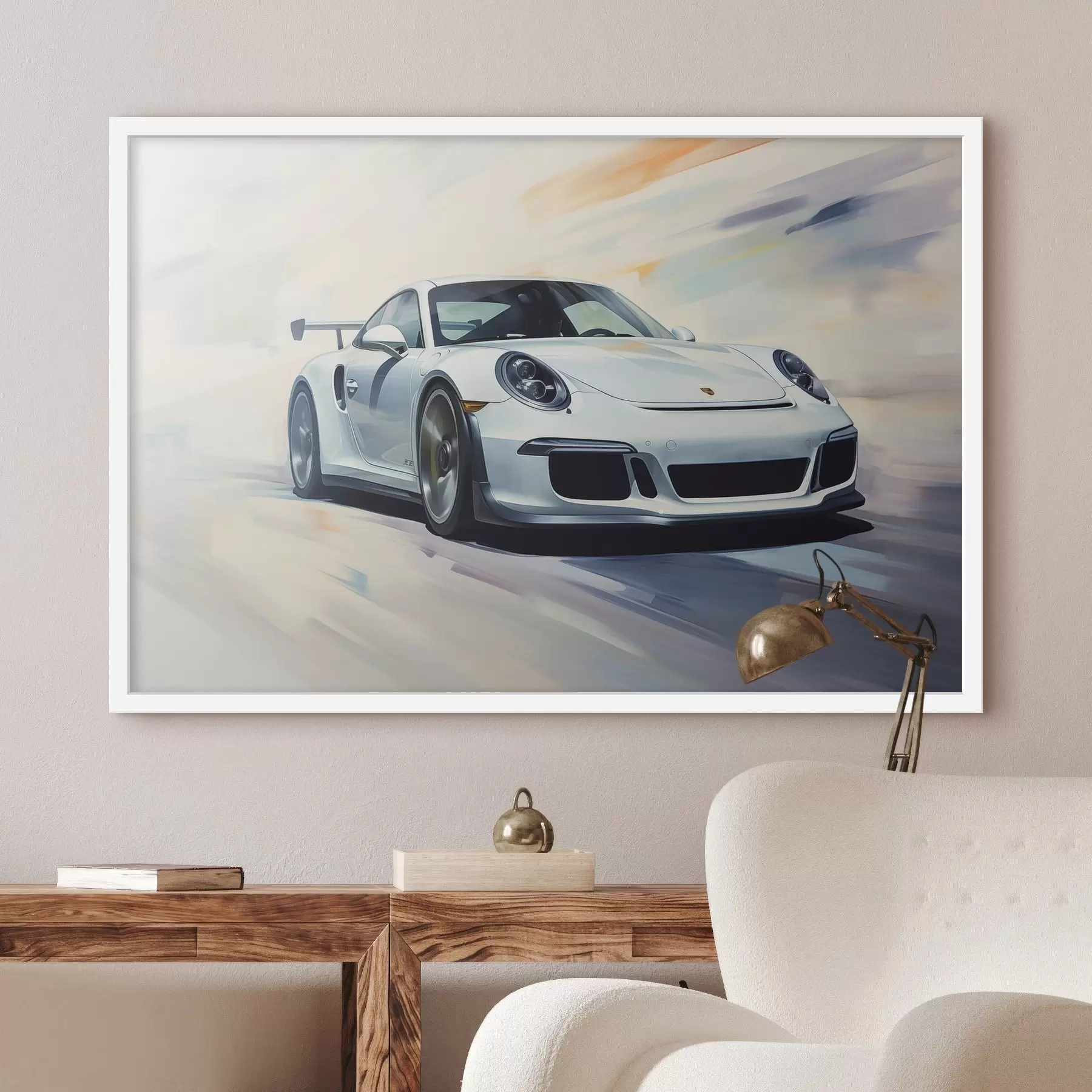 Fotobehang Snelle auto f46399