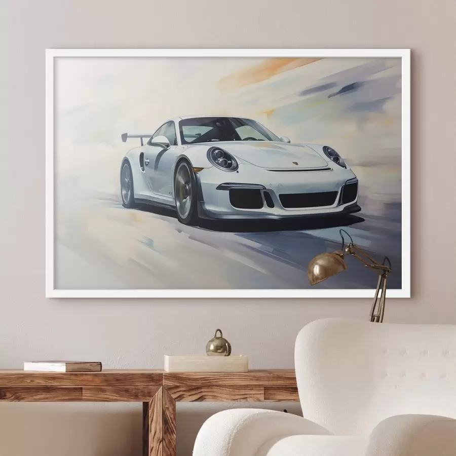 Fotobehang Snelle auto f46399