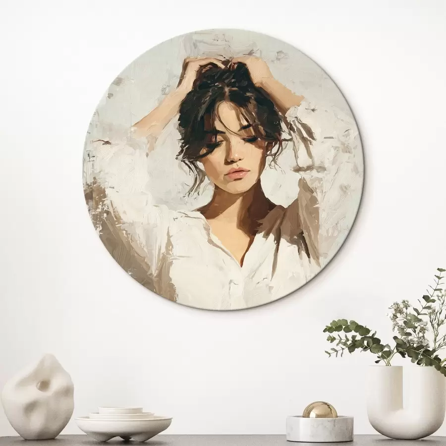  Schilderijen Vrouw in het wit r46366