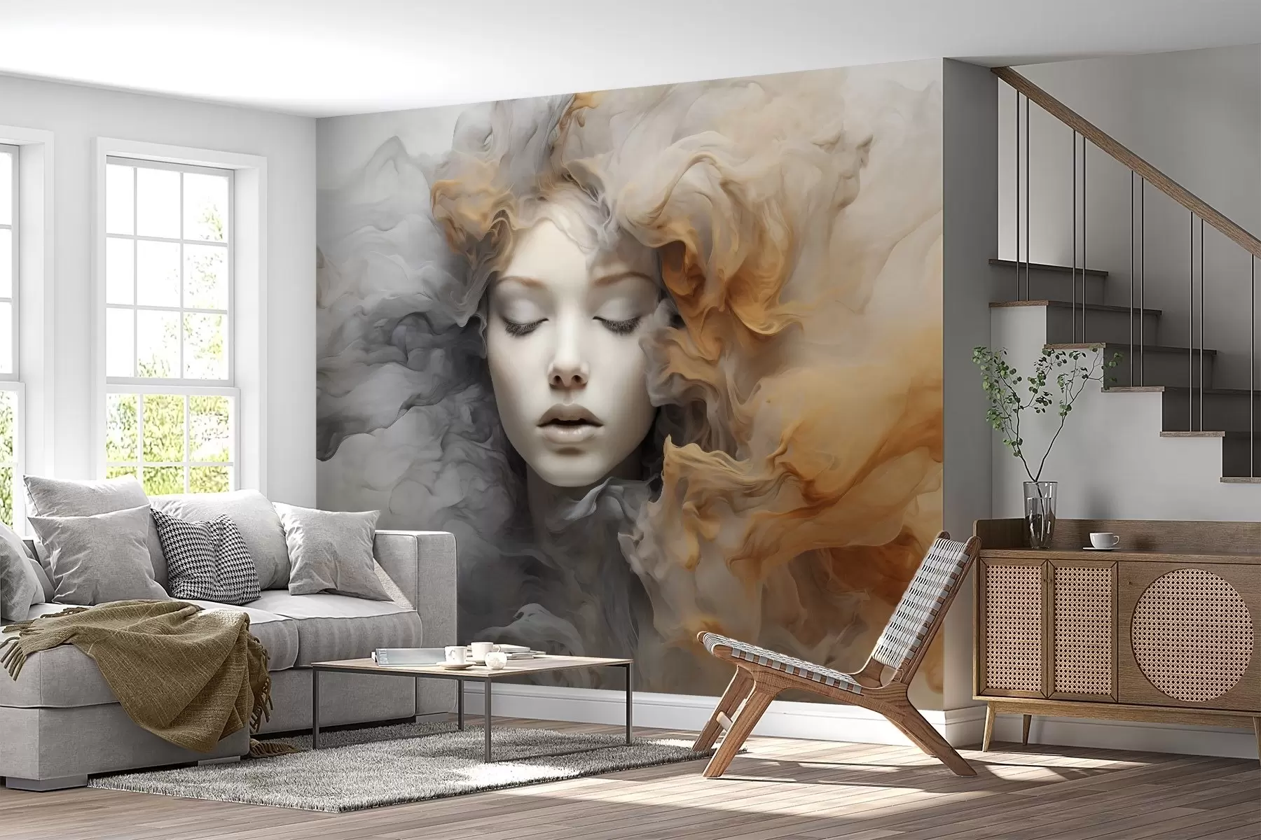 Fotobehang Meisjesjurk w04798