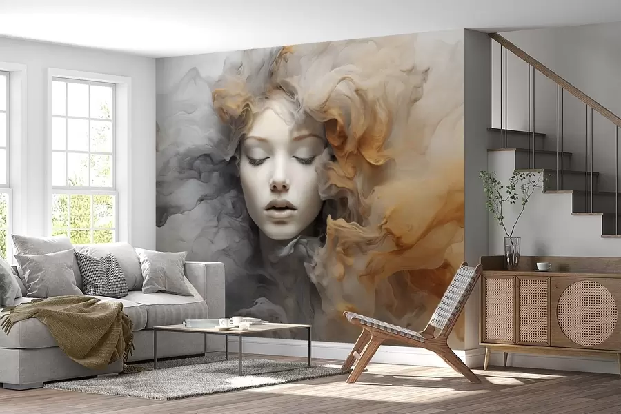 Fotobehang Meisjesjurk w04798