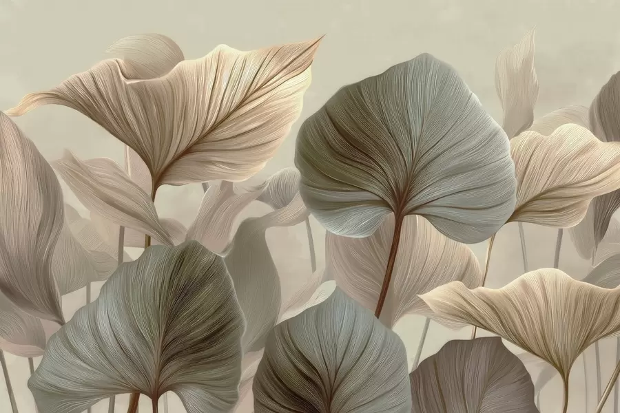 Fotobehang Bladeren w04848