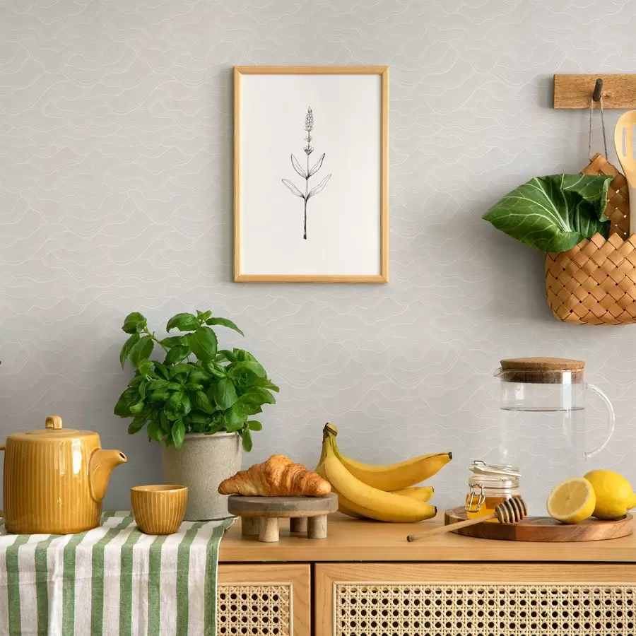 Fotobehang Lichtgolven, bijna wit reliëf, minimaal a00682v2 kopen - Uwalls.nl Fotobehang Lichtgolven, bijna wit reliëf, minimaal a00682v2