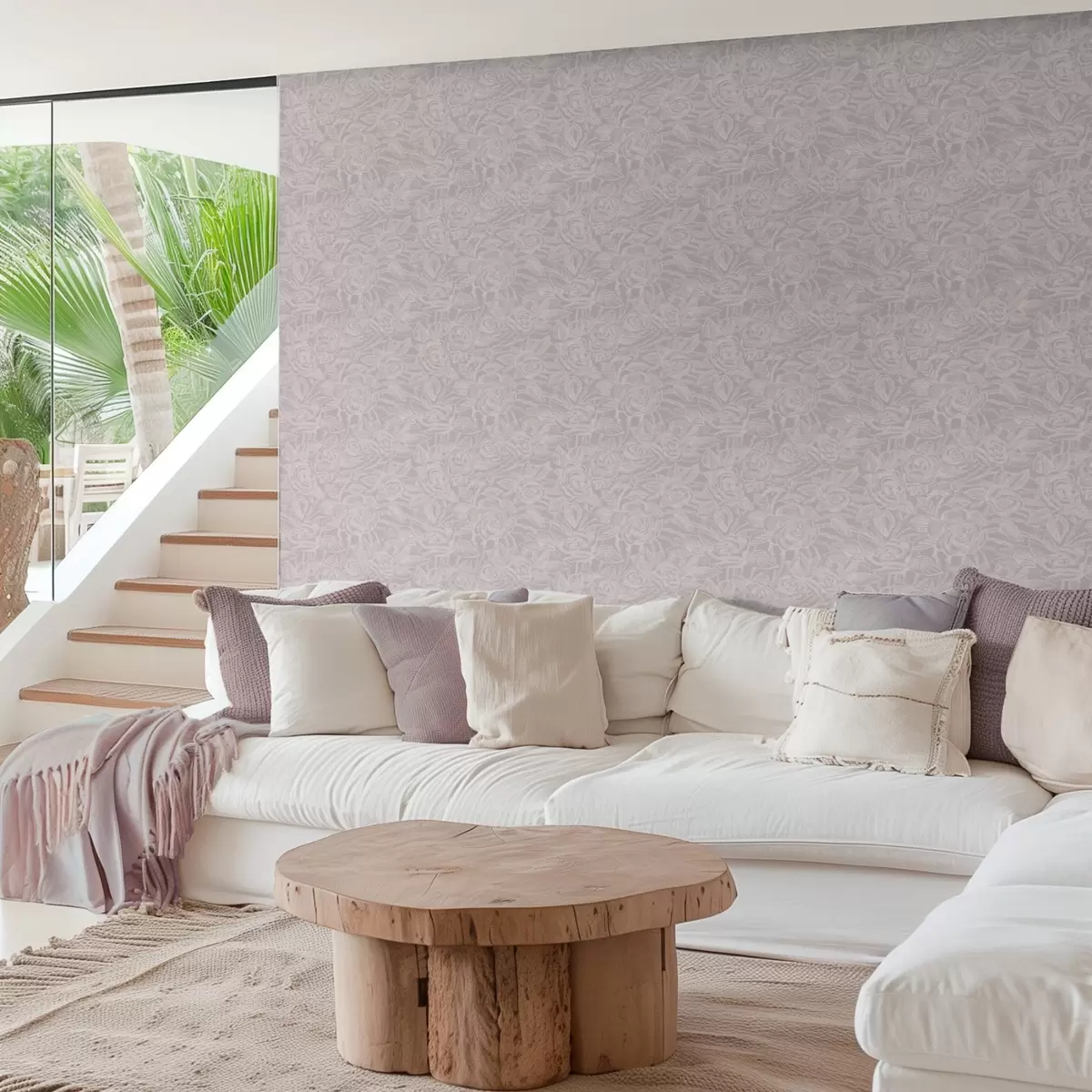 Behang Gegraveerde rozen op lichtgrijs a00841v1 Behang Gegraveerde rozen op lichtgrijs a00841v1