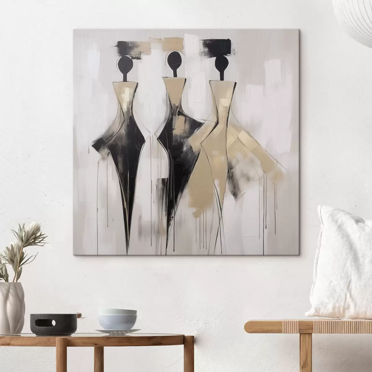  Schilderijen Abstracte silhouetten s46436