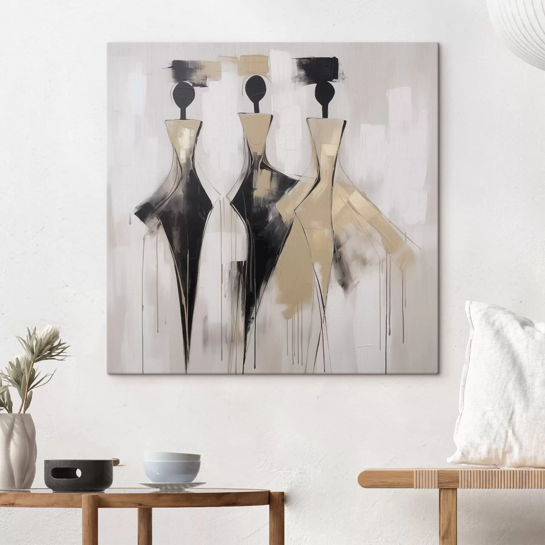  Schilderijen Abstracte silhouetten s46436