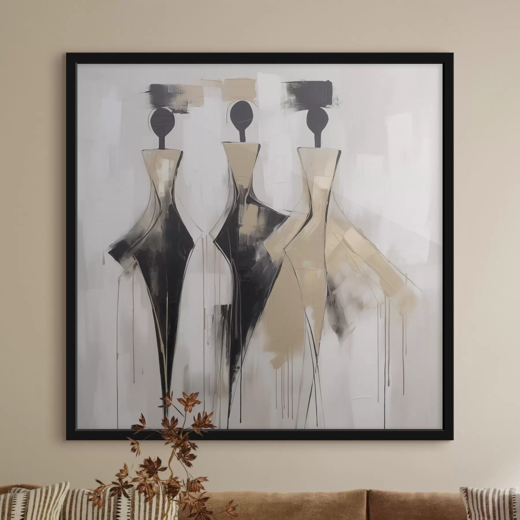 Fotobehang Abstracte silhouetten f46436