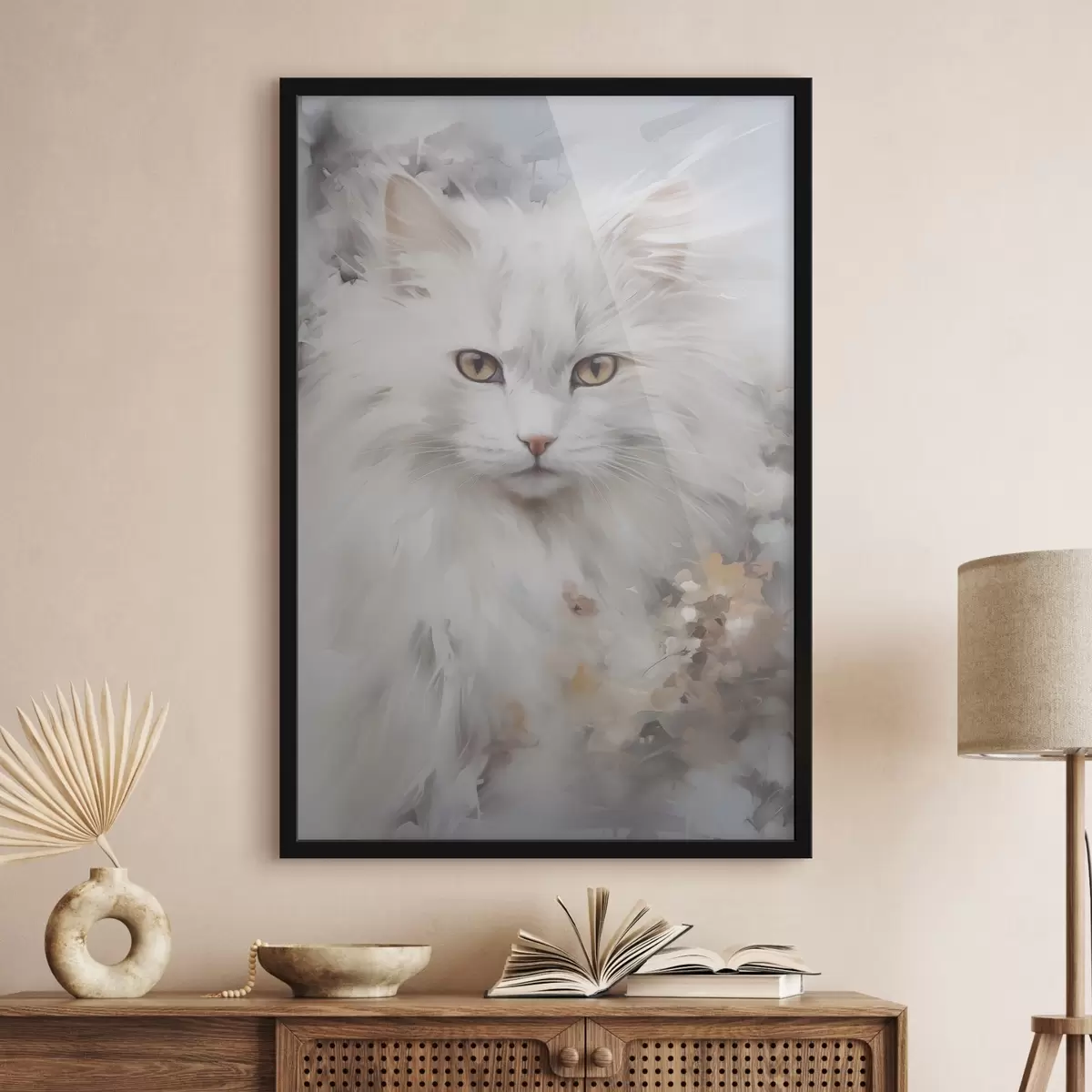 Poster Pluizige kat f46443