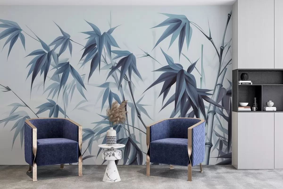 Fotobehang Bamboe op een lichte aquarelachtergrond w04834v2 kopen - Uwalls.nl Fotobehang Bamboe op een lichte aquarelachtergrond w04834v2