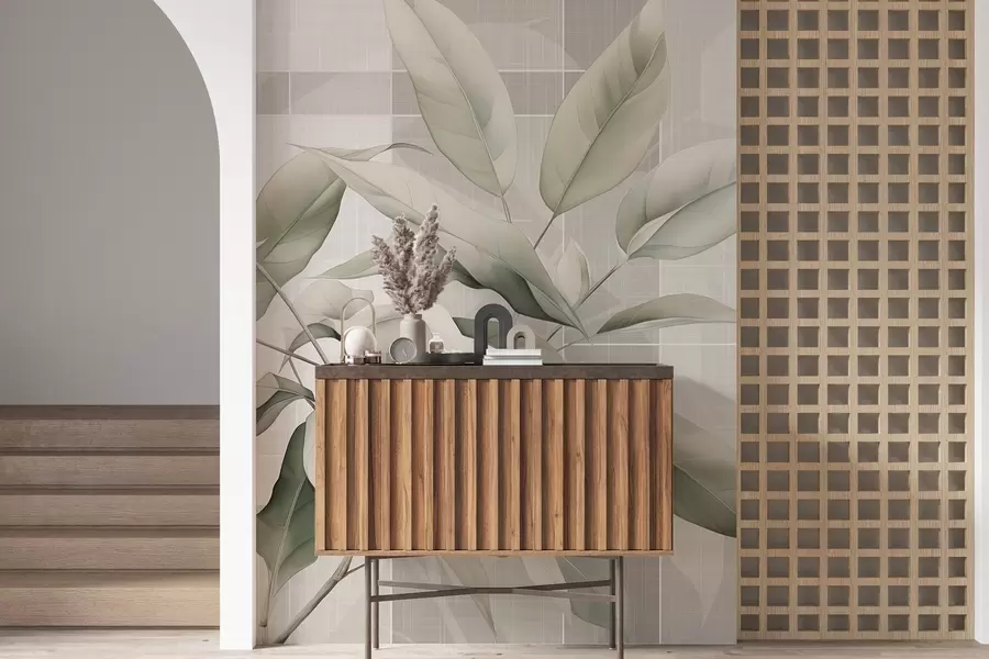 Fotobehang Sierlijke boomtak w04840