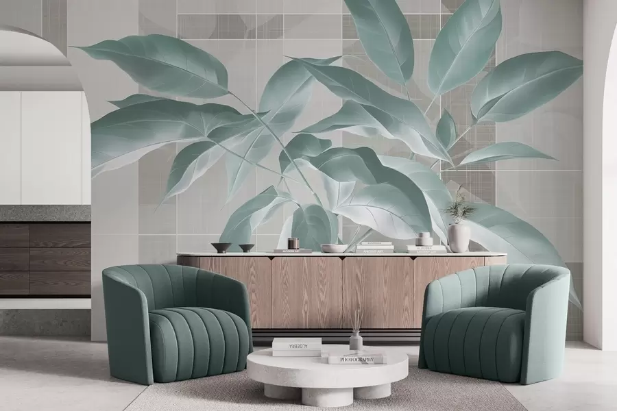 Fotobehang Sierlijke boomtak w04840v3