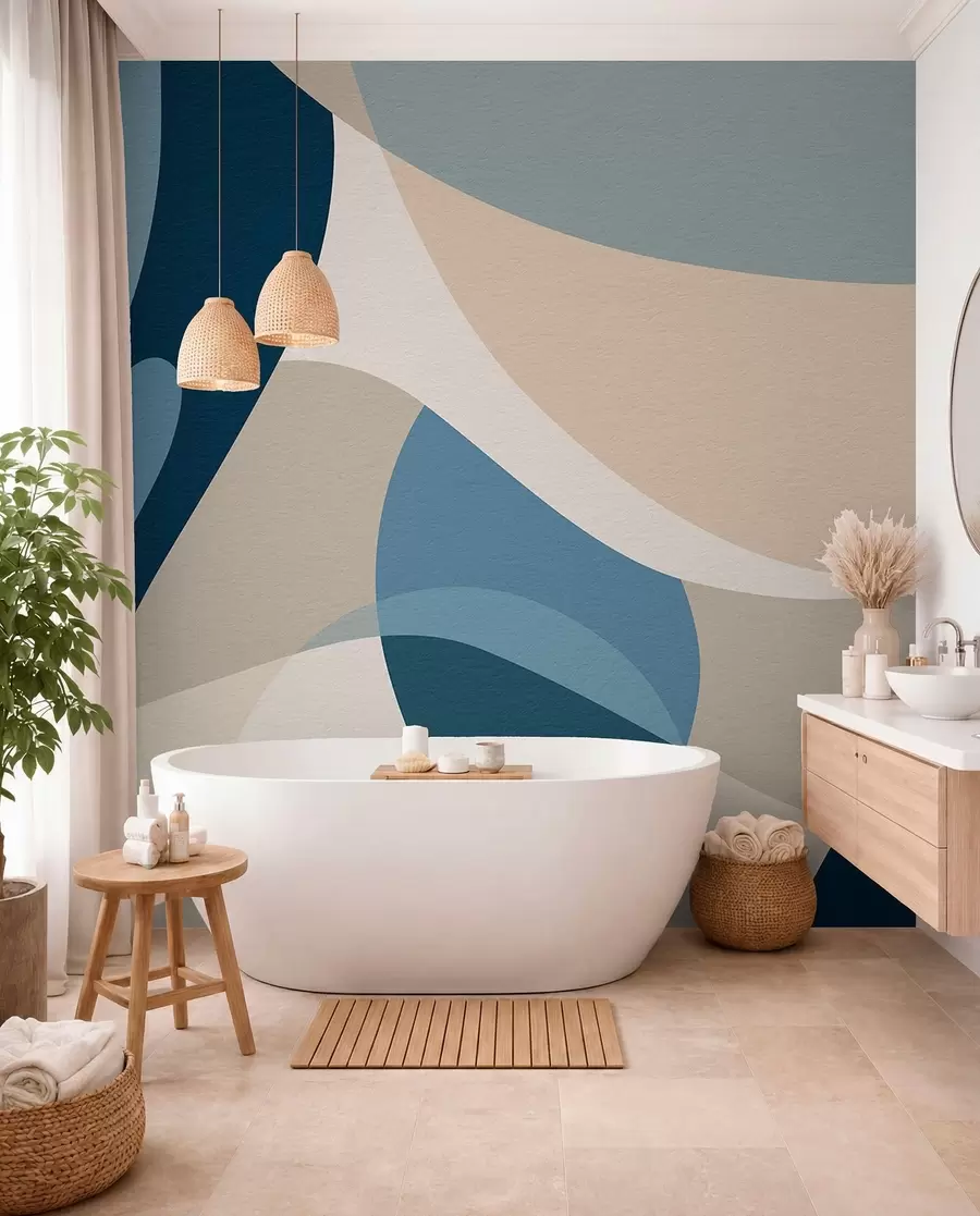 Fotobehang Geometrische abstractie w04843