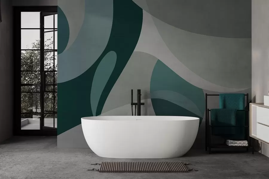 Fotobehang Geometrische abstractie w04843v2