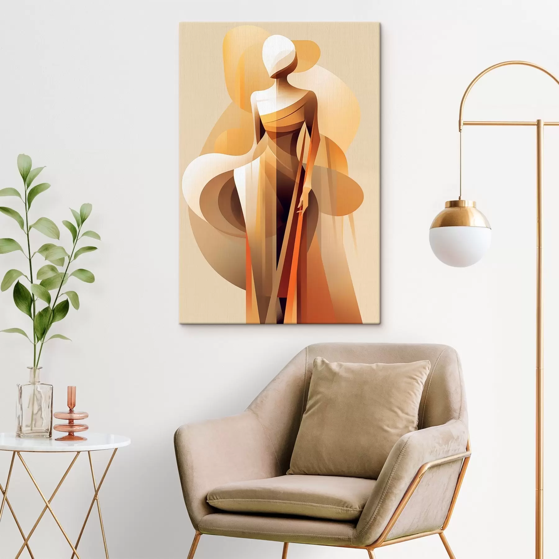  Schilderijen Abstract silhouet s46357