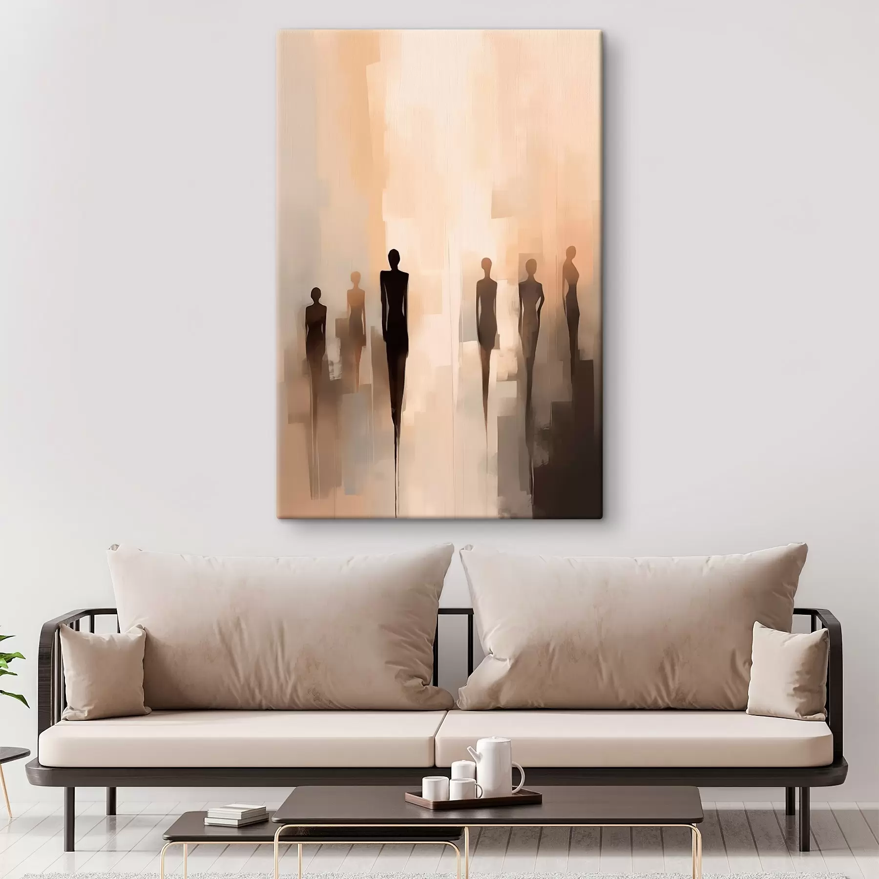  Schilderijen Abstracte silhouetten s46451