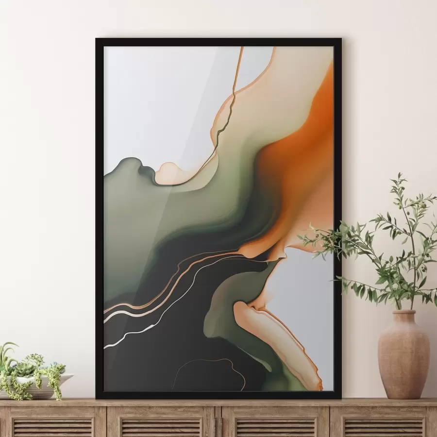 Fotobehang Abstracte golf f46448