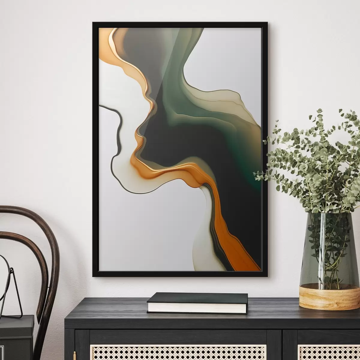 Poster Abstracte golf f46449