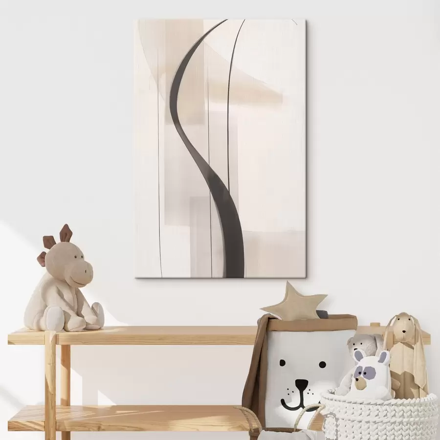  Schilderijen Elegante kalligrafie. Abstractie s46469