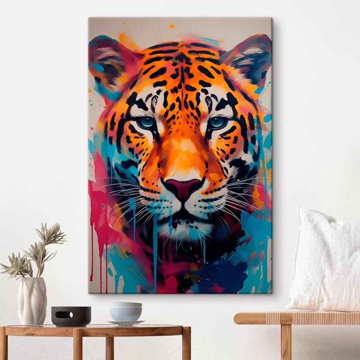  Schilderijen Straatkunststijl jaguar s46476