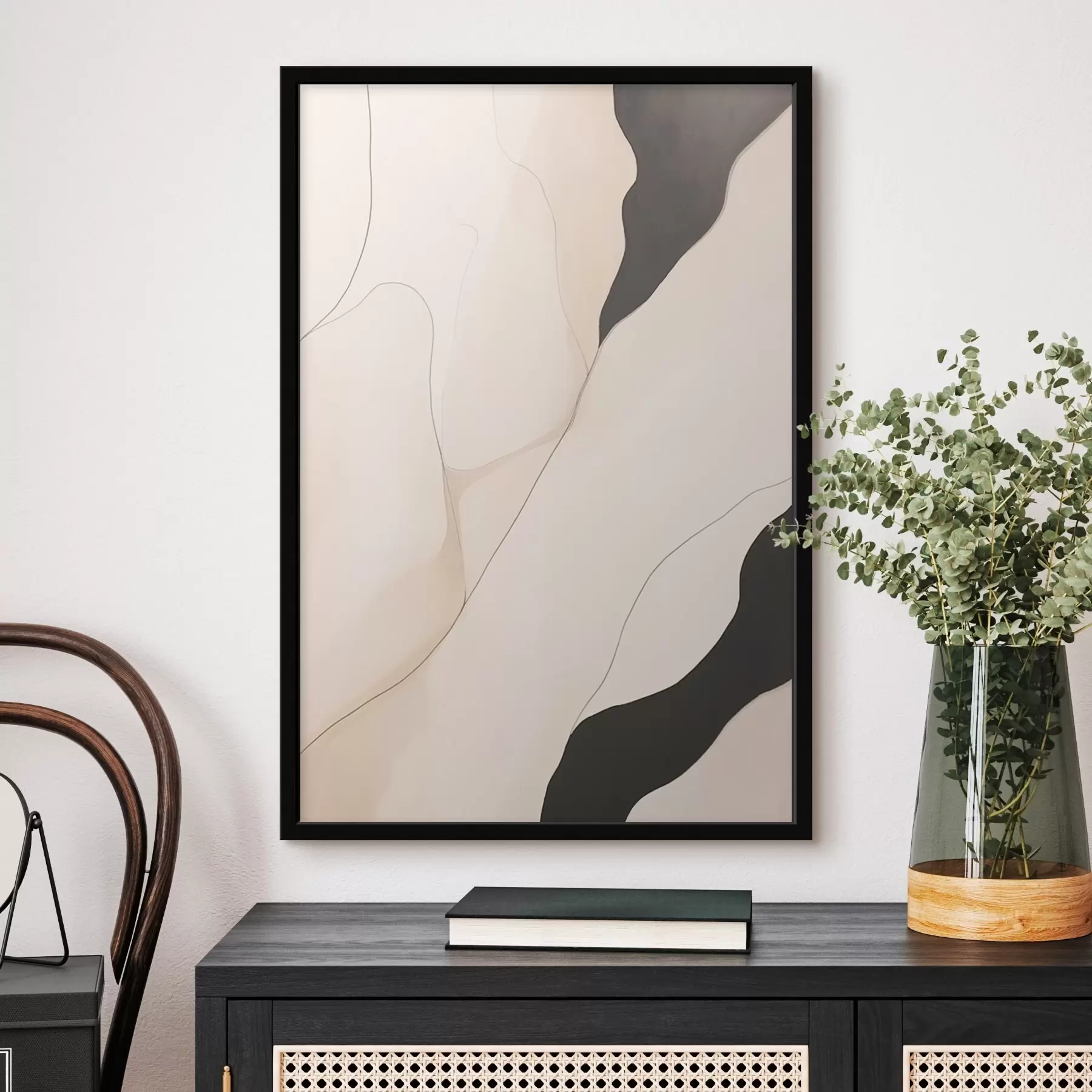 Fotobehang Contourabstractie f46470