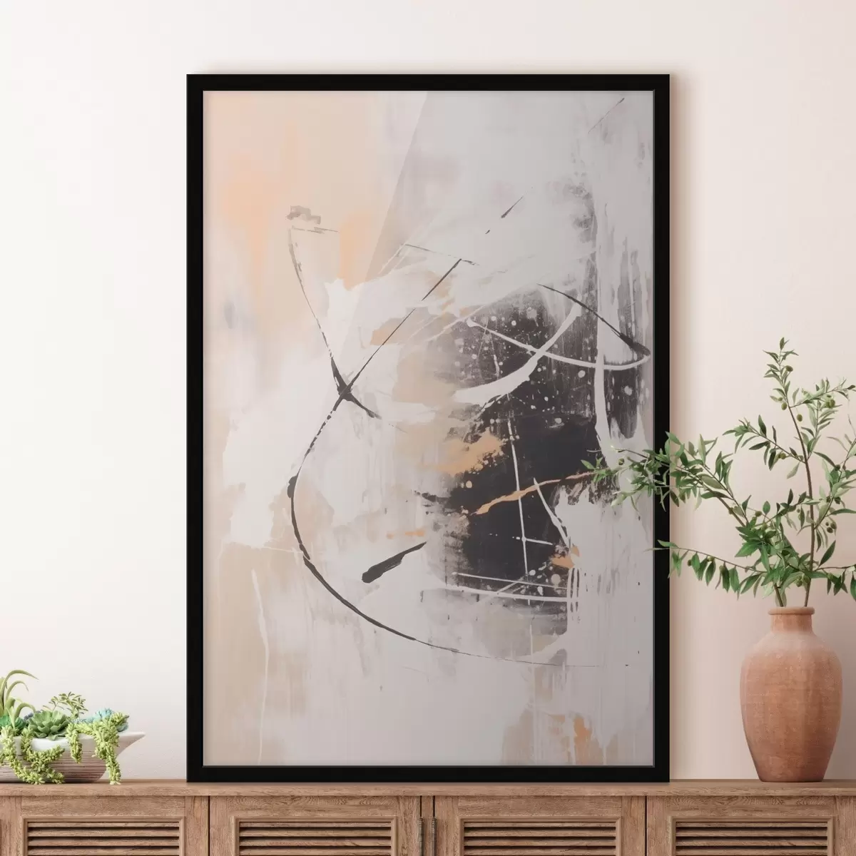 Poster Contrasterend expressionisme f46557