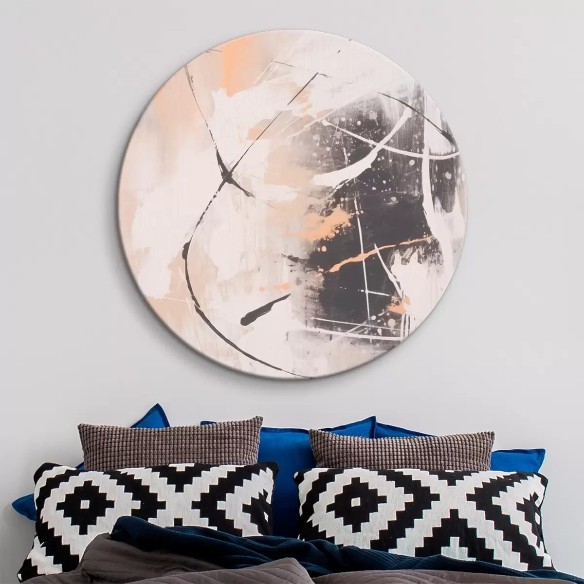 Ronde schilderijen Contrasterend expressionisme r46557