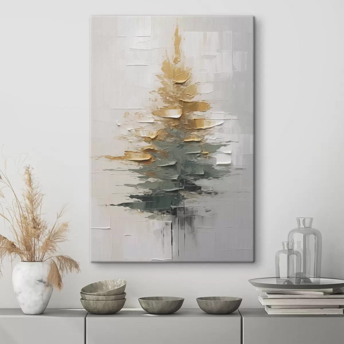  Schilderijen Abstracte spar s46570