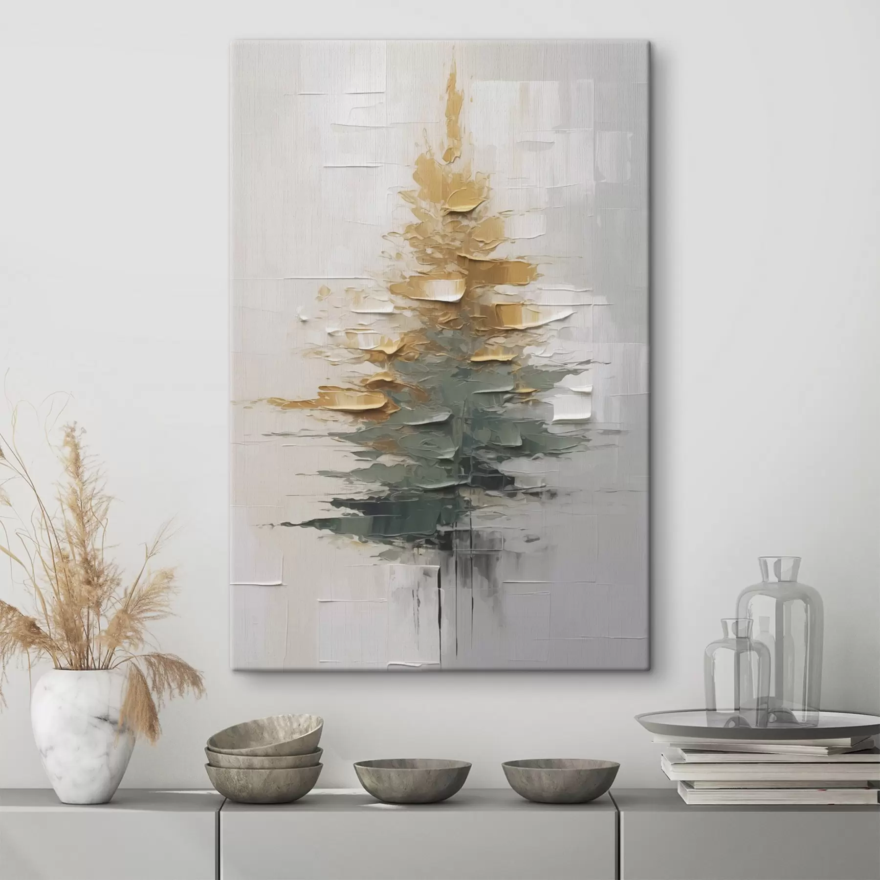  Schilderijen Abstracte spar s46570