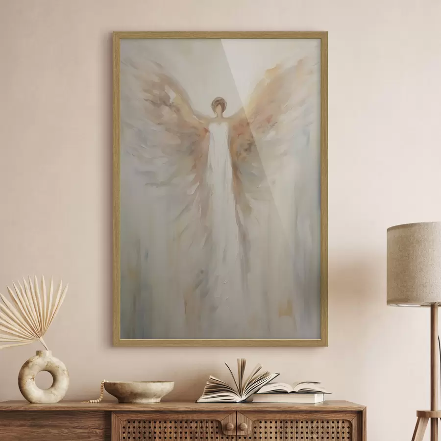 Fotobehang Abstracte engel f46568