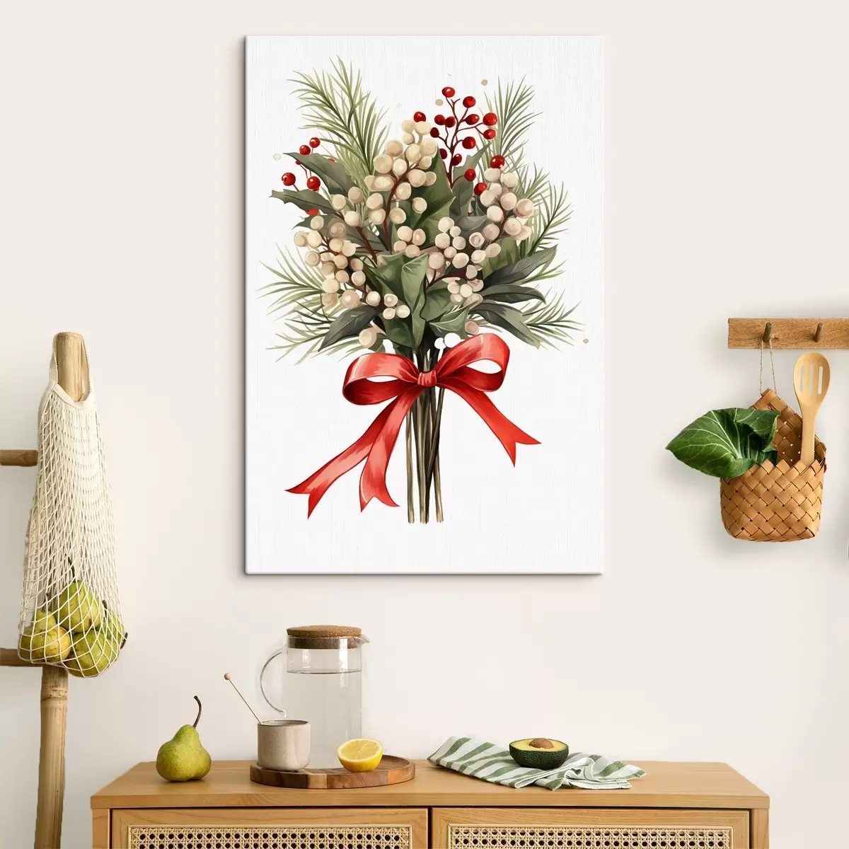  Schilderijen Kerstmis maretak s46596