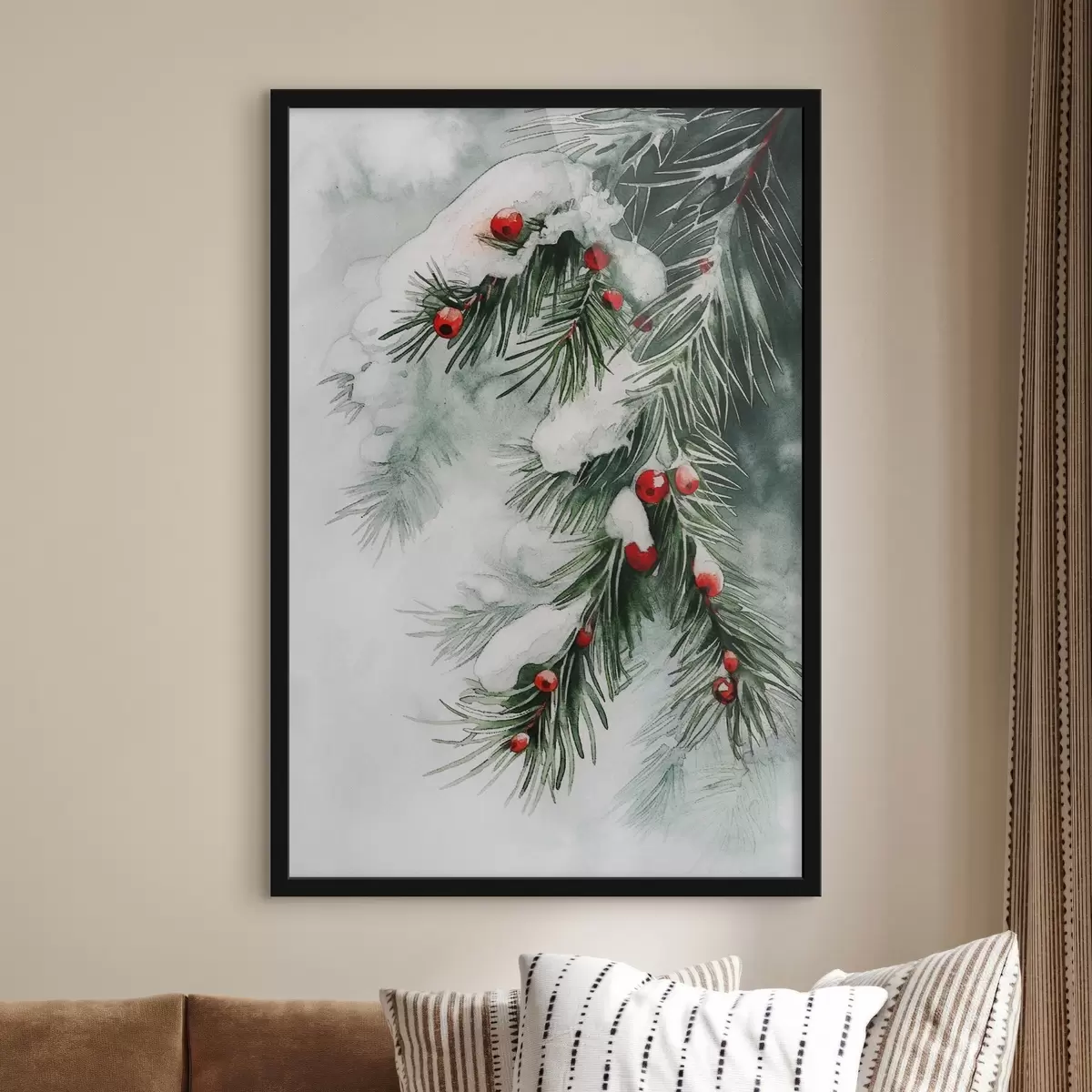Poster Wintertakken f46584