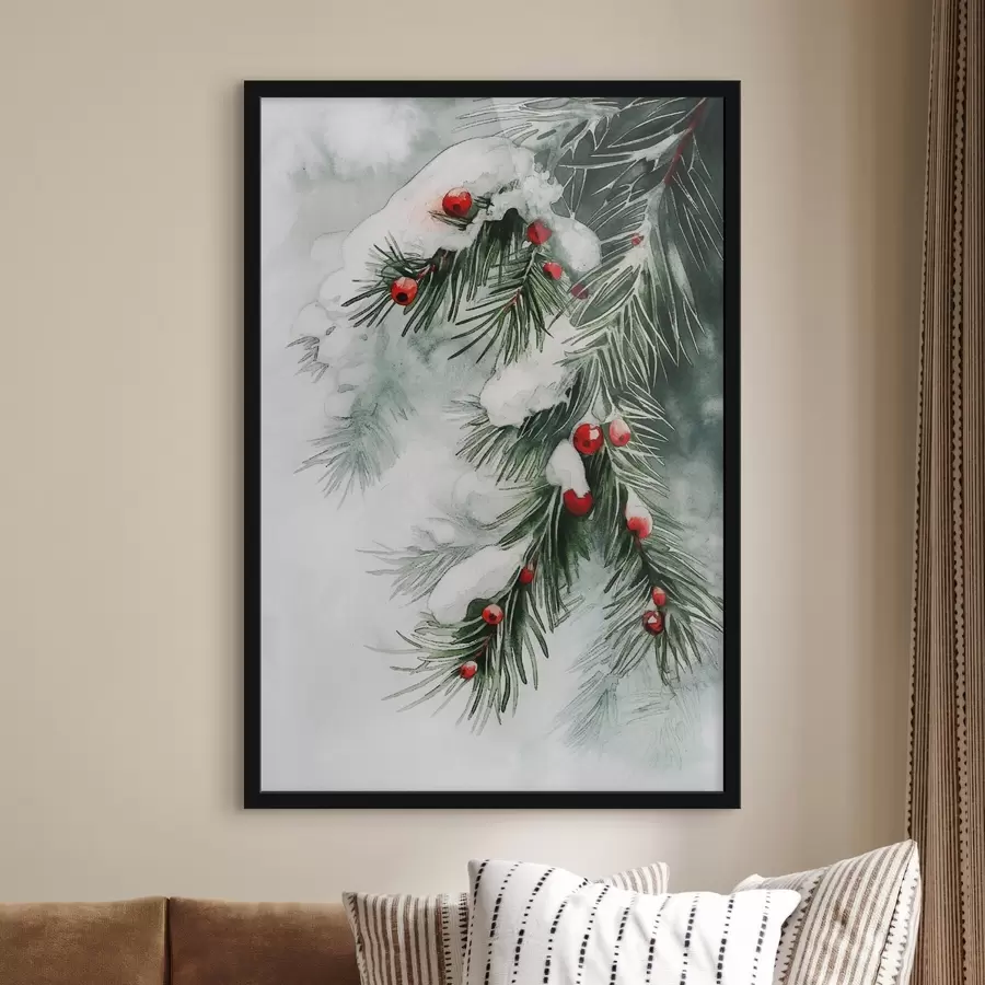 Fotobehang Wintertakken f46584