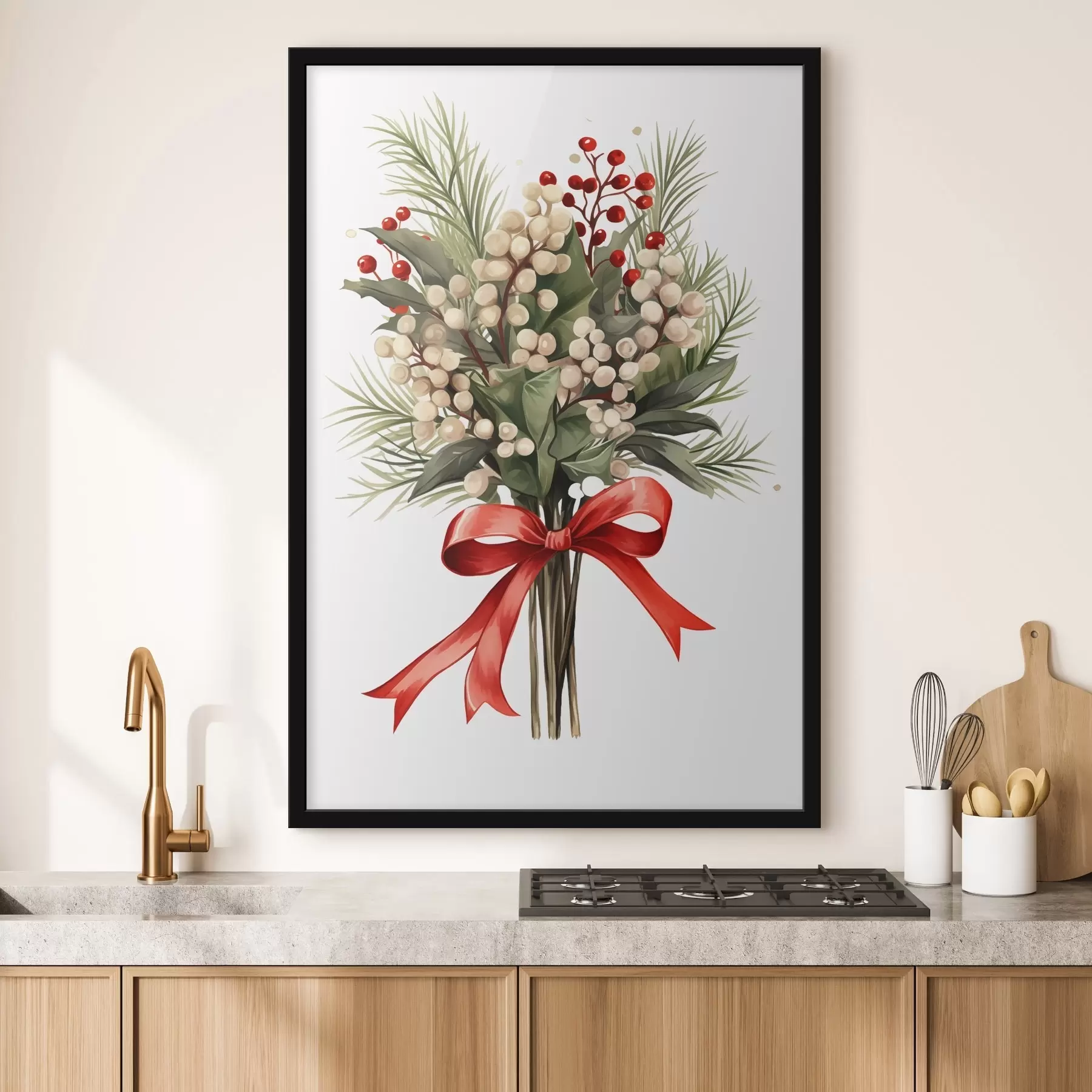 Fotobehang Kerstmis maretak f46596
