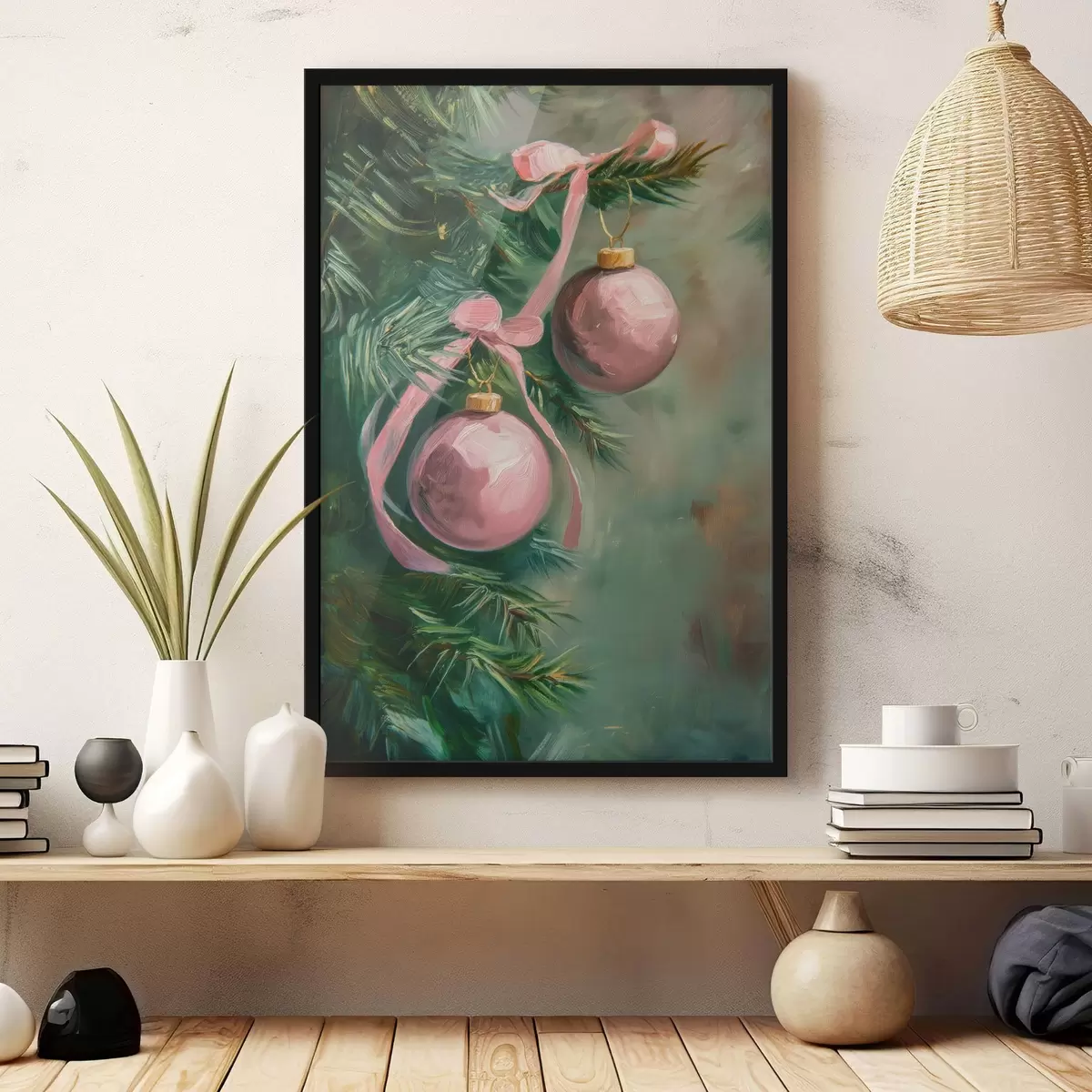 Poster Kerstboomversieringen f46598