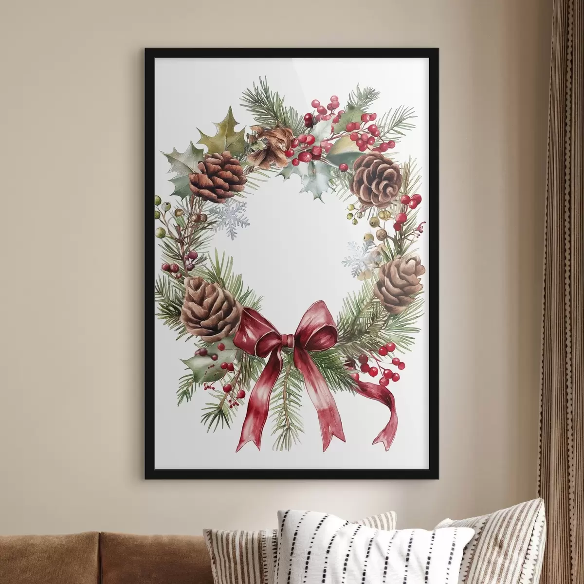 Poster Kerstkrans f46601
