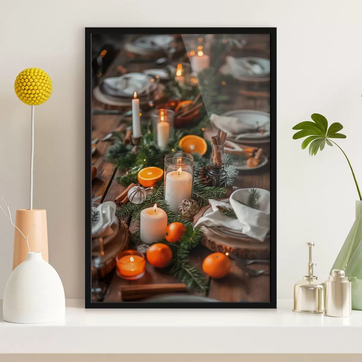 Poster Kersttafel f46604