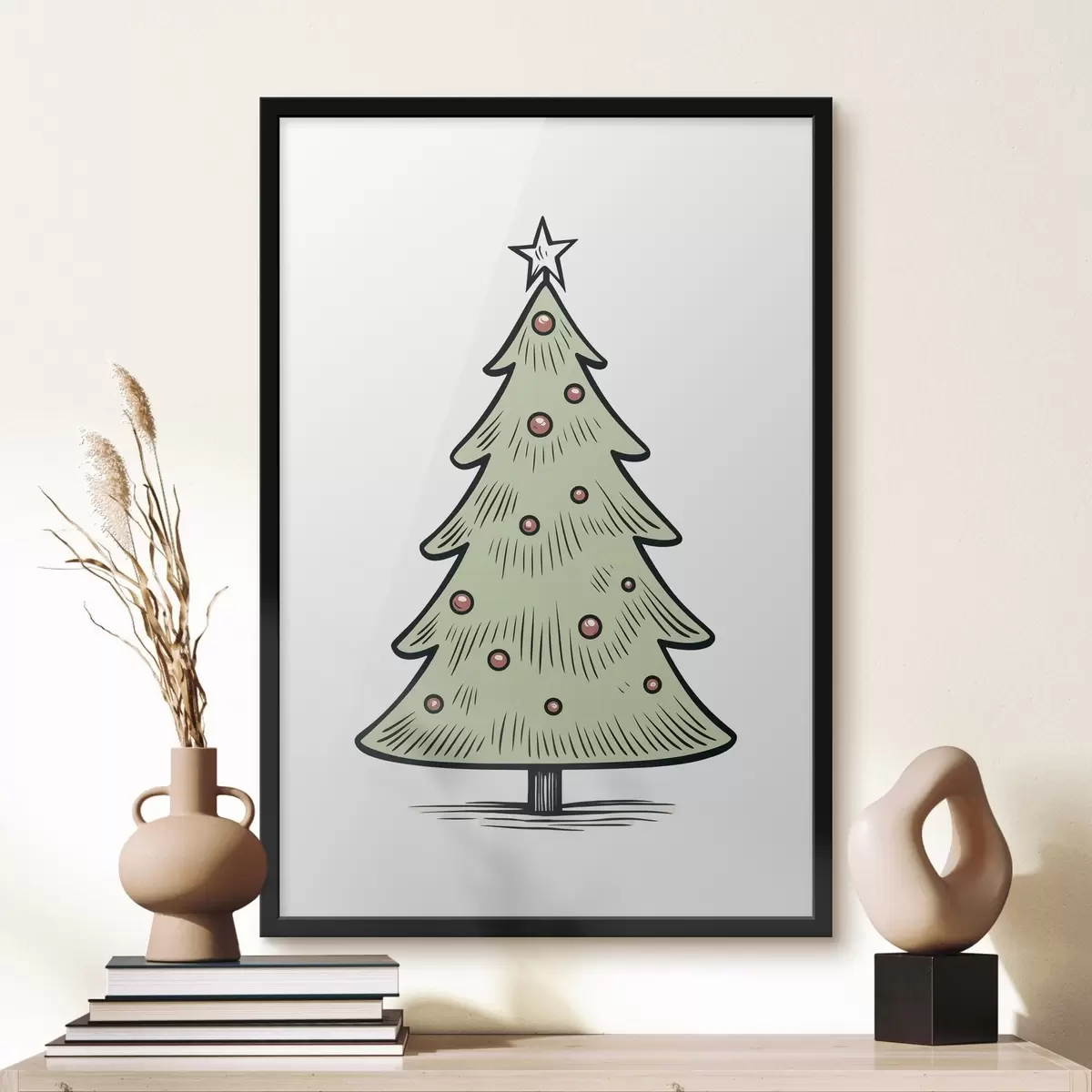 Poster Kerstboom f46616