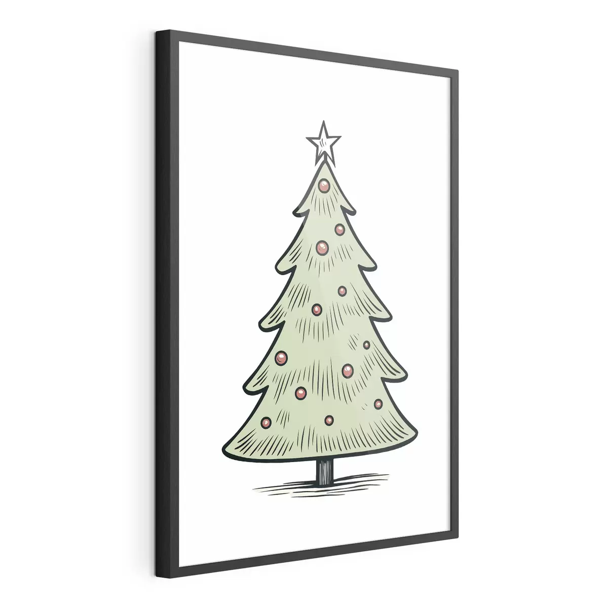 Poster Kerstboom f46616