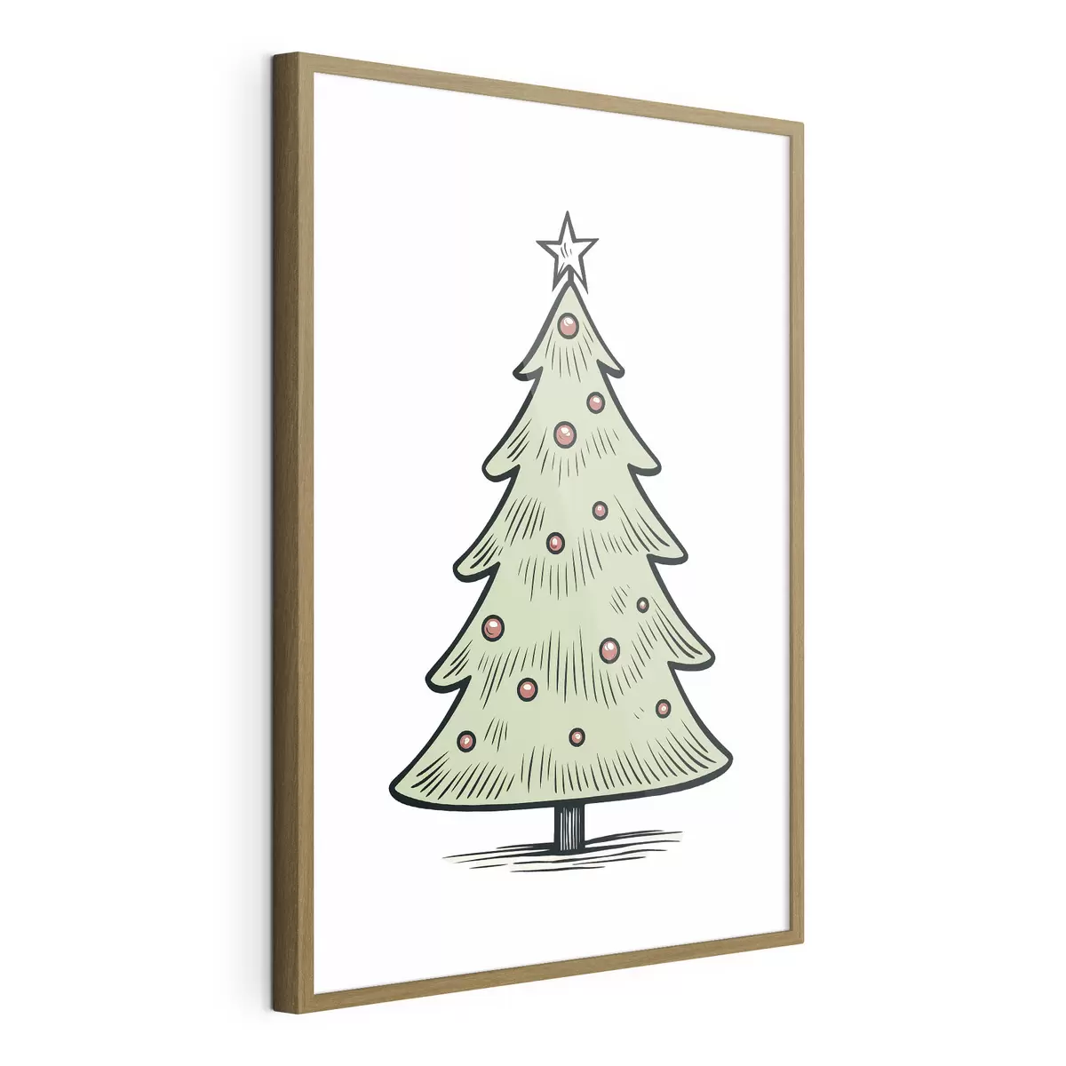 Poster Kerstboom f46616