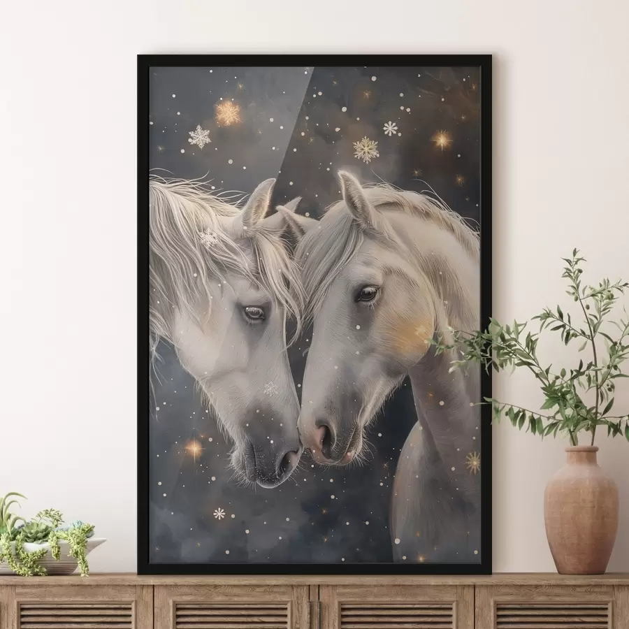 Fotobehang Twee paarden f46618