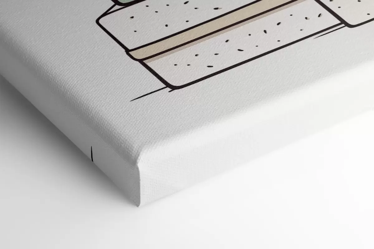  Schilderijen Kerstboom en cadeautjes m00953