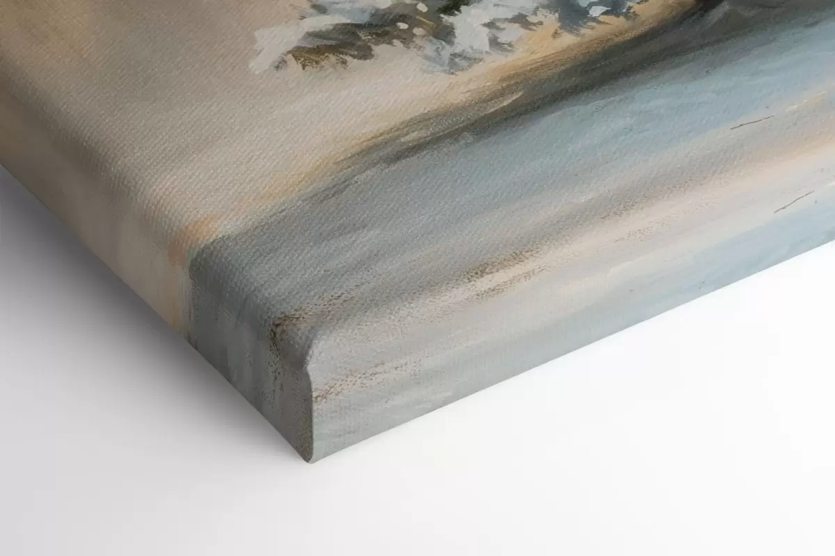  Schilderijen Kerstman en kerstboom m00956