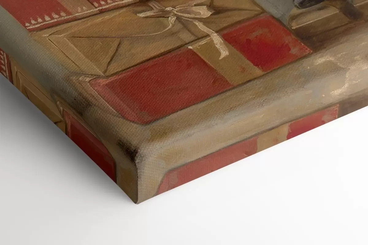  Schilderijen De Notenkraker en kerstboom met cadeautjes m00957